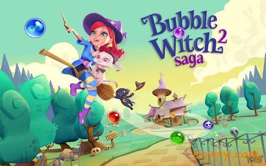 泡泡女巫传奇2无限金砖版(Bubble Witch Saga) 游戏截图
